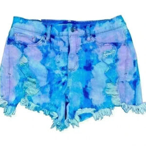 Women’s distressed tie-dye shorts/Scoop/ size 4
